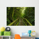 Mossy Tropical Jungle Pathway Wall Decal