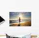 Woman Beach Wall Decal