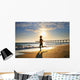 Woman Beach Wall Decal