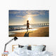 Woman Beach Wall Decal
