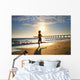 Woman Beach Wall Decal
