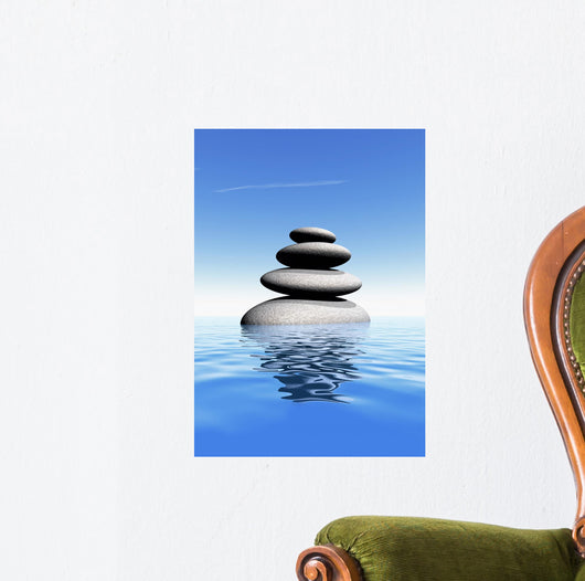 Galet Zen Wall Decal Design 1