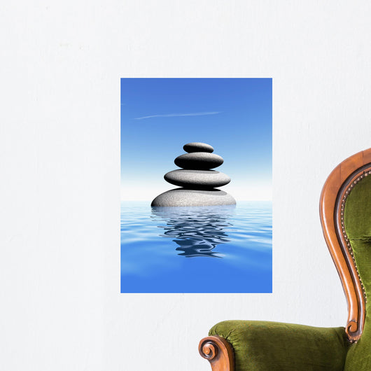 Galet Zen Wall Decal Design 1