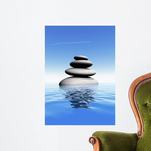 Galet Zen Wall Decal Design 1