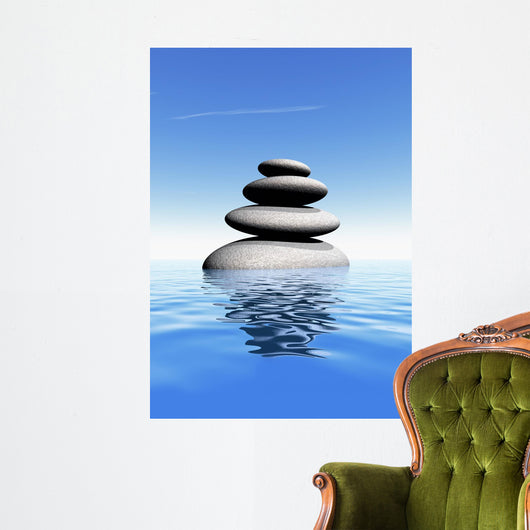 Galet Zen Wall Decal Design 1