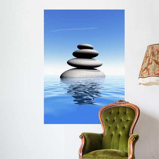 Galet Zen Wall Decal Design 1