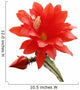 Blooming Orchid Cactus Wall Decal