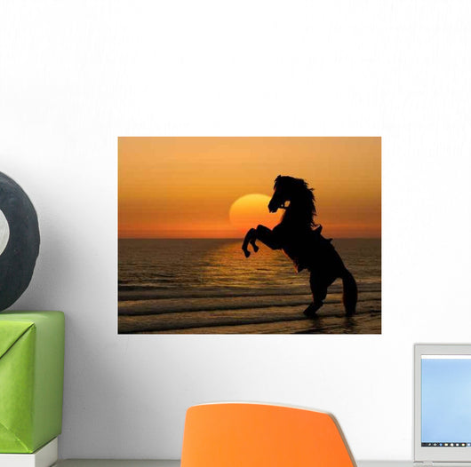 Horse Sunrise Wall Decal