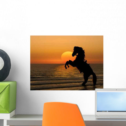 Horse Sunrise Wall Decal