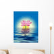 Lotus Reflection Wall Decal