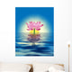 Lotus Reflection Wall Decal