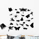 Twenty Four Insect Silhouettes Wall Stickers Wall Decal