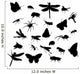 Twenty Four Insect Silhouettes Wall Stickers Wall Decal