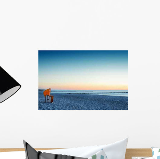Beach Chair Wall Decal Design 3