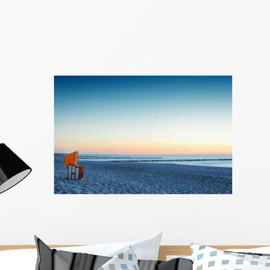 Beach Chair Wall Decal Design 3