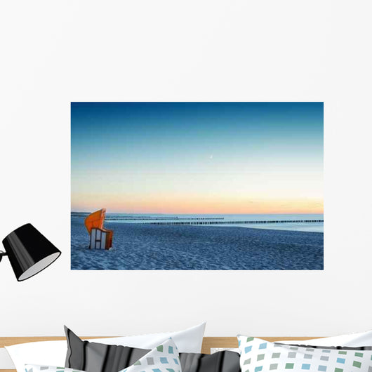 Beach Chair Wall Decal Design 3