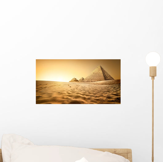 Pyramids Sand Wall Decal