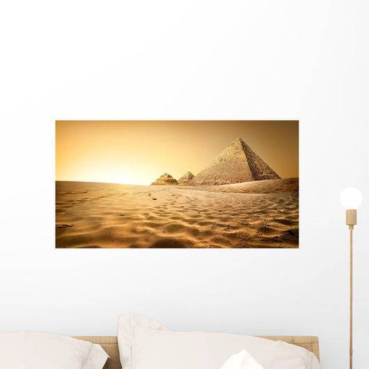Pyramids Sand Wall Decal