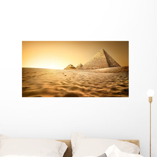 Pyramids Sand Wall Decal