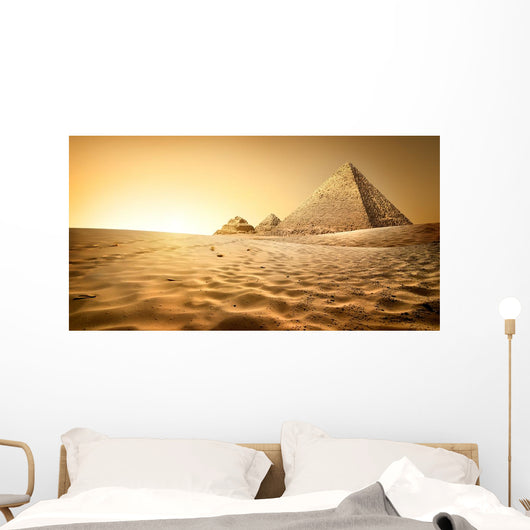 Pyramids Sand Wall Decal