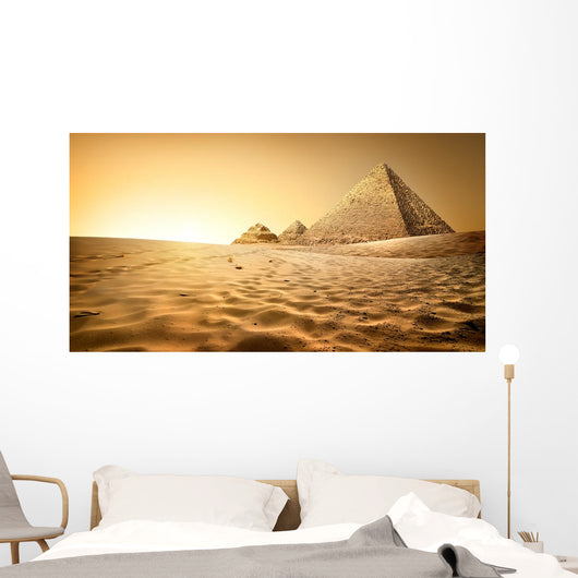 Pyramids Sand Wall Decal