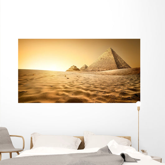 Pyramids Sand Wall Decal