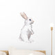 White Rabbit Wall Decal