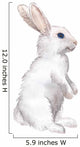 White Rabbit Wall Decal