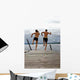 Into Blue Wall Decal