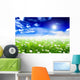 Grass and Margherita Relaxing Wall Decal