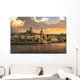 Valletta Skyline Waterfront Sunset Wall Decal