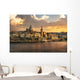 Valletta Skyline Waterfront Sunset Wall Decal