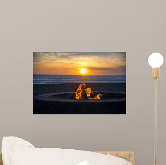 Fire Beach Wall Decal