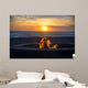 Fire Beach Wall Decal