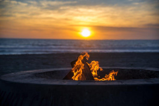Fire Beach Wall Decal