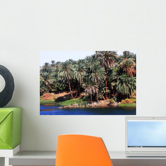 Palmeto Lungo Il Fiume Wall Decal