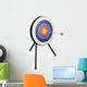 Arrow Hitting Target Wall Decal