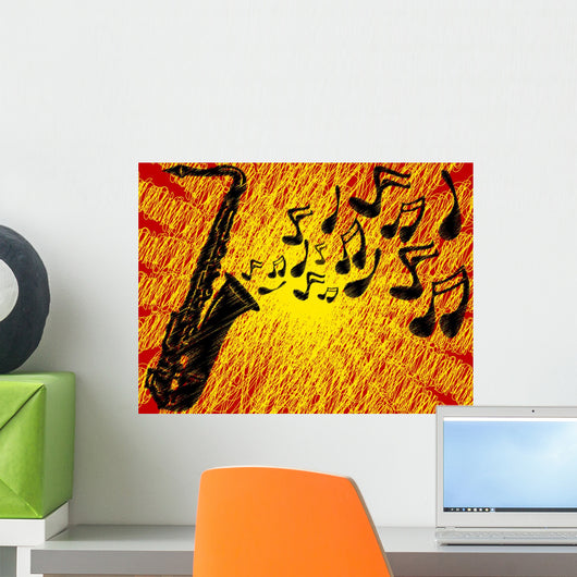 Sax Notes Wall Decal