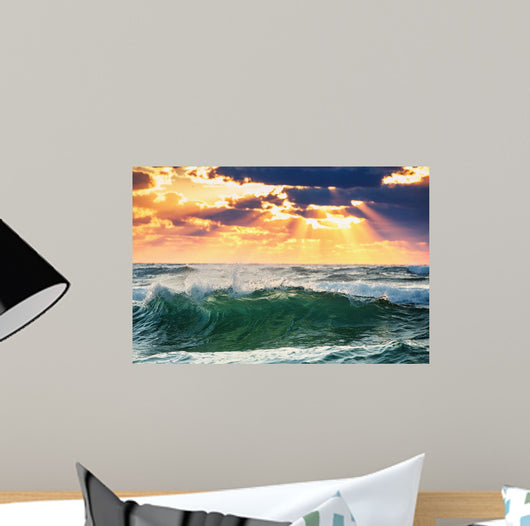 Sunrise Wave Wall Decal