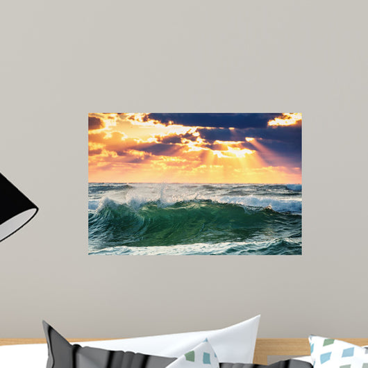 Sunrise Wave Wall Decal