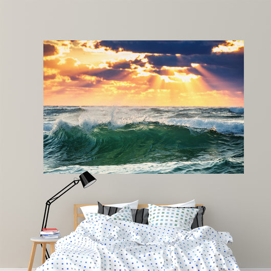Sunrise Wave Wall Decal