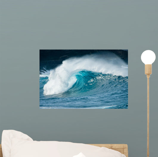 Close-up Beautiful Ocean Wave Wall Decal