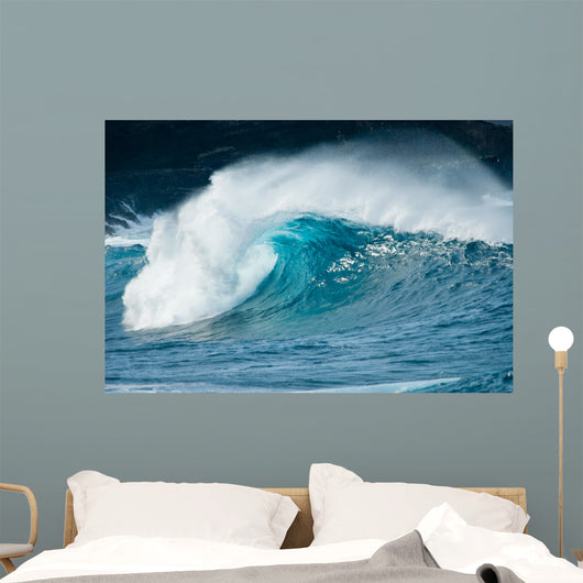 Close-up Beautiful Ocean Wave Wall Decal