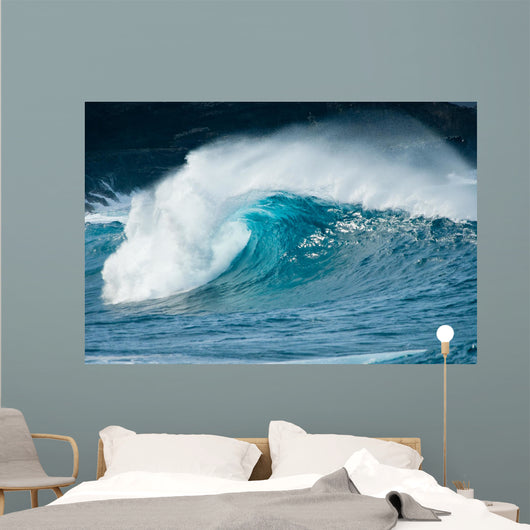 Close-up Beautiful Ocean Wave Wall Decal