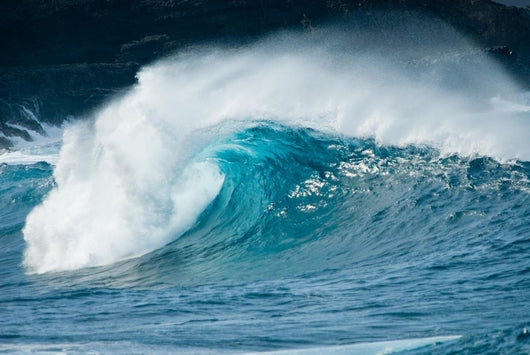 Close-up Beautiful Ocean Wave Wall Decal