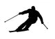 Skier Wall Decal