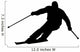 Skier Wall Decal
