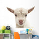 Small White Goat Wall Decal