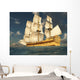 Render Depicting Tall Ship Wall Decal