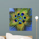 Up Seven Peacock Feathers Wall Decal